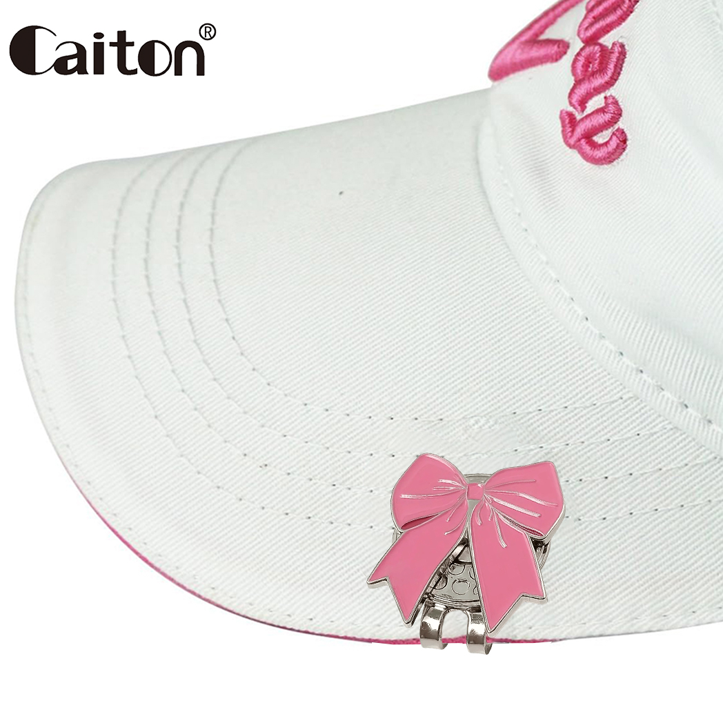 Women'S Golf Accessories - Caiton Pink Ribbon Golf Hat Clip