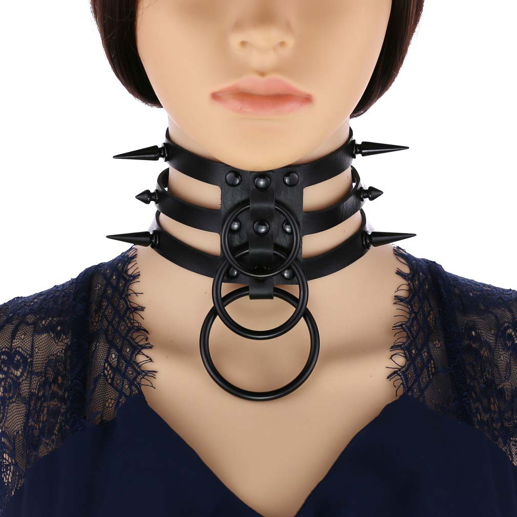Women'S Emo Accessories - Thời Trang Nam Nữ Đen Đinh