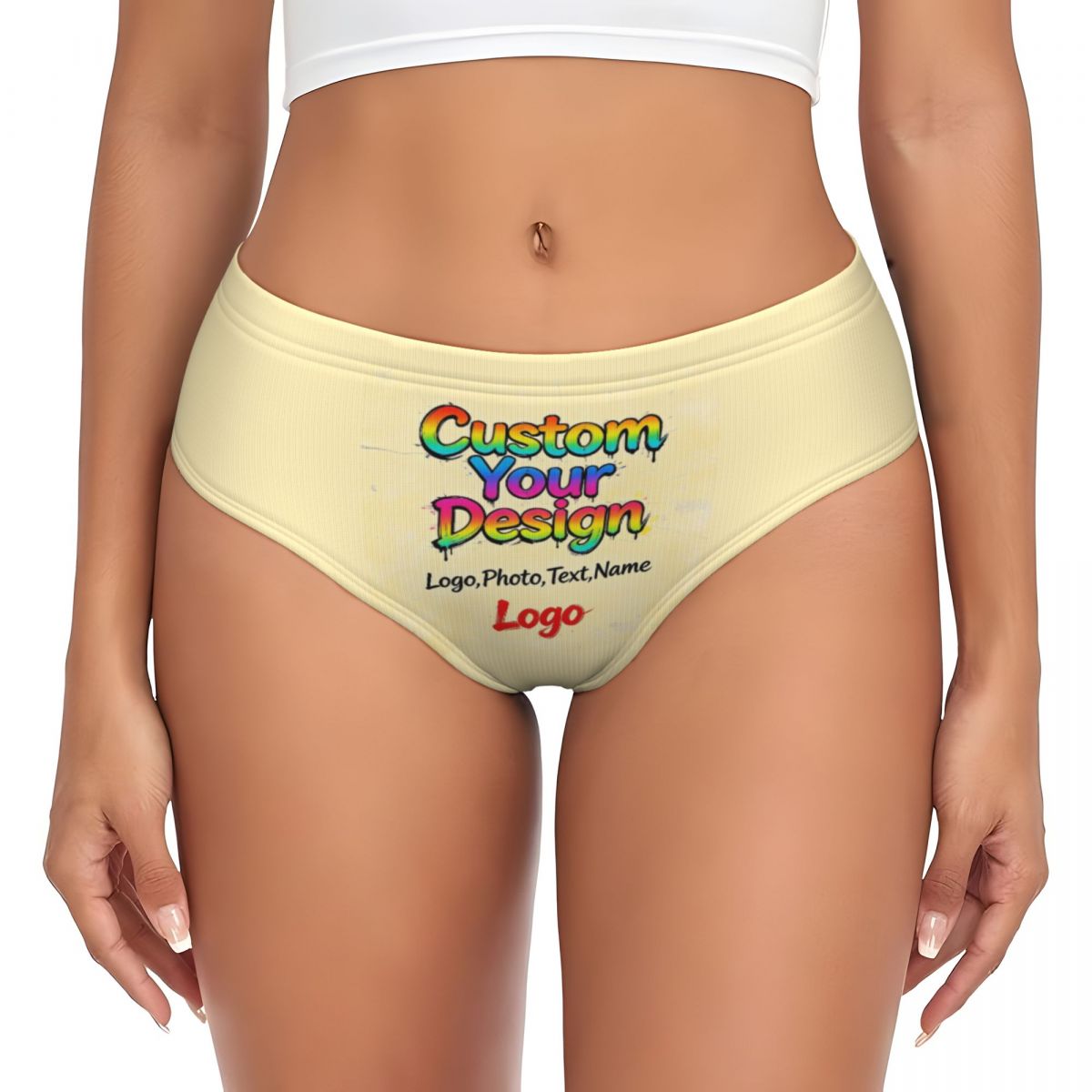 Women Accessories Logo - Custom Women Your Design Logo Panties