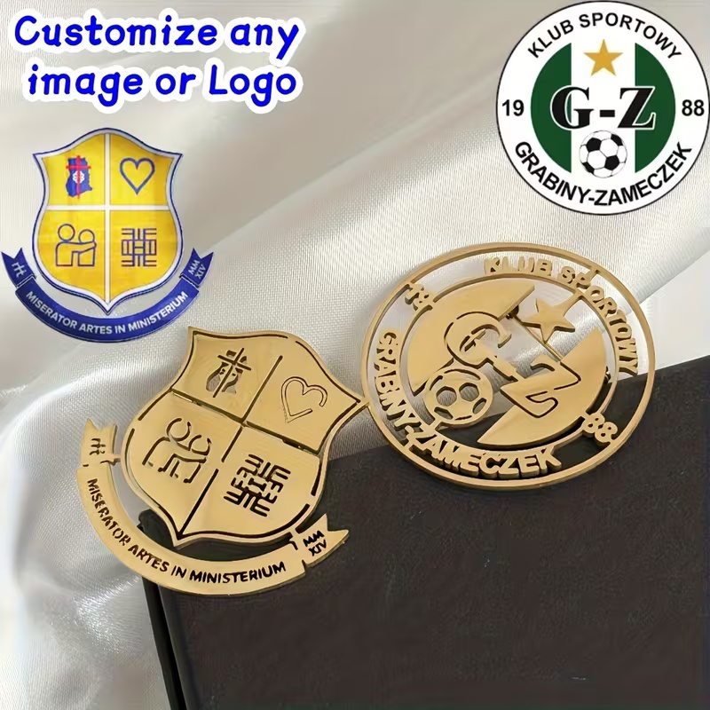 Custom Logo Brooch Simple Crea - đánh giá và giá Women Accessories Logo