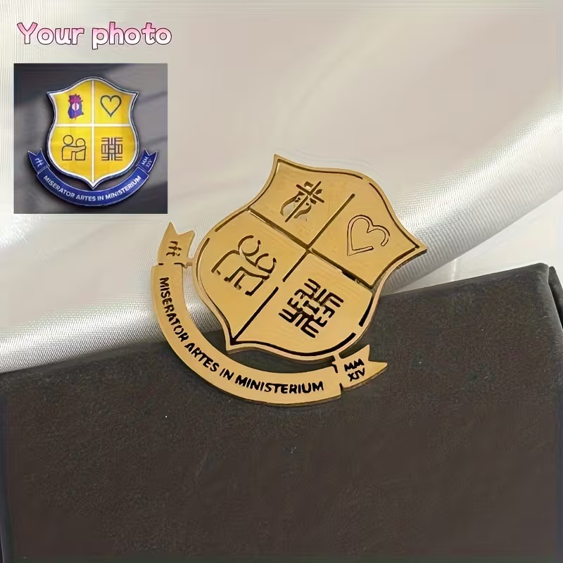 Custom Logo Brooch Simple Crea - đánh giá và giá Women Accessories Logo