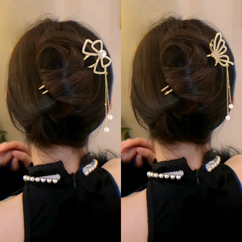 Antique style pearl rhinestone - đánh giá và giá Pearl Hair Pin