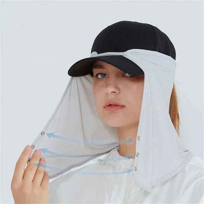 Quick Drying Fishing Cap Face  - đánh giá và giá Women'S Golf Accessories