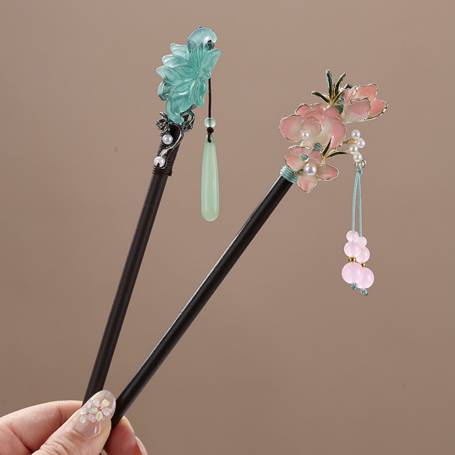 Vintage Flower Hairpin For Wom - đánh giá và giá Pearl Hair Pin