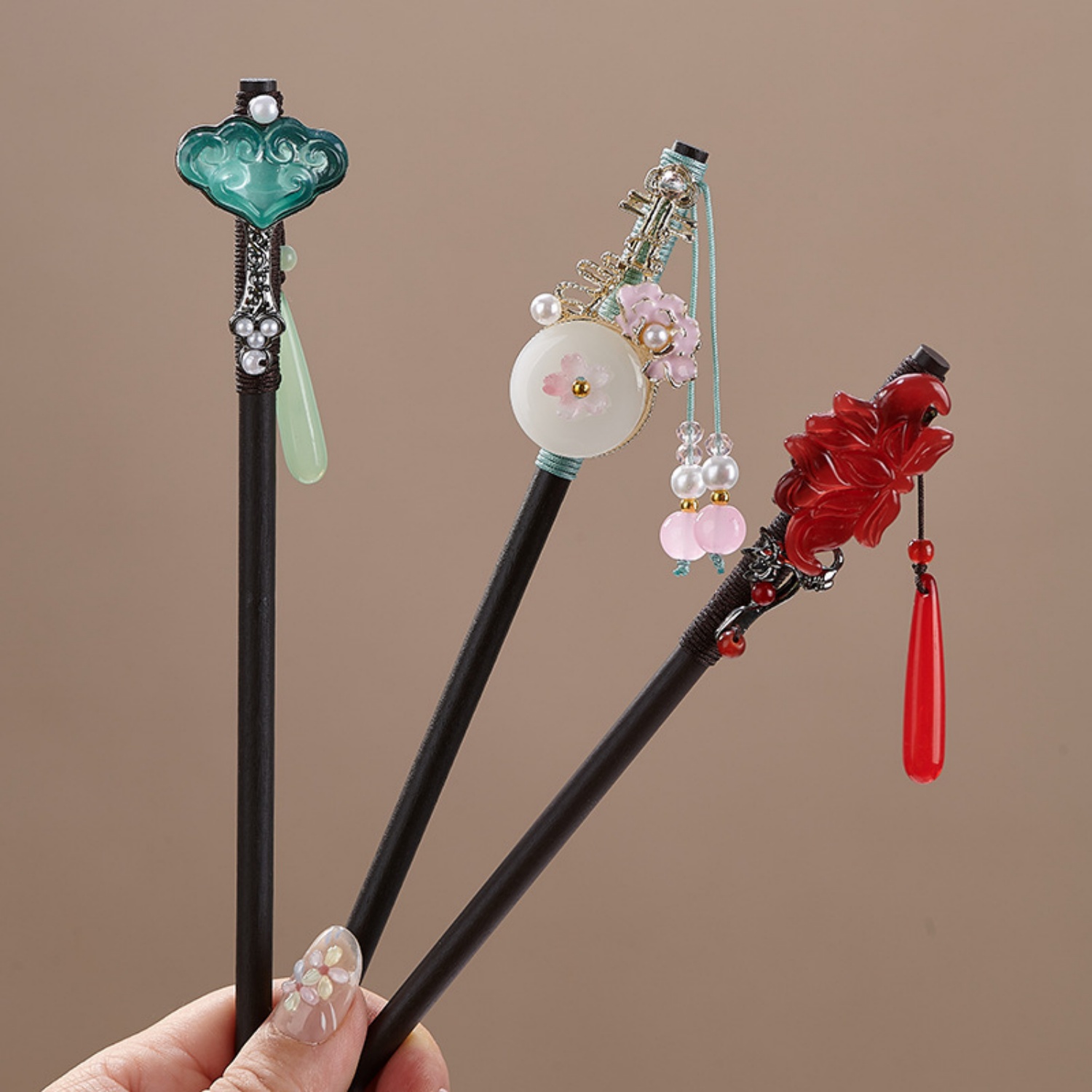 Vintage Flower Hairpin For Wom - đánh giá và giá Pearl Hair Pin