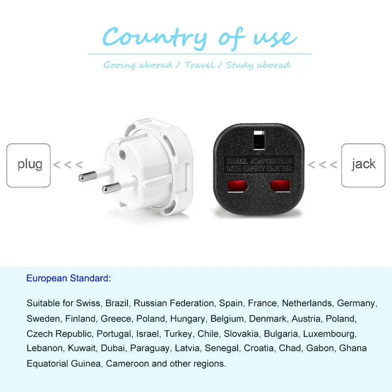 UK To EU Euro Electric Travel  - đánh giá và giá Women Accessories In Uk
