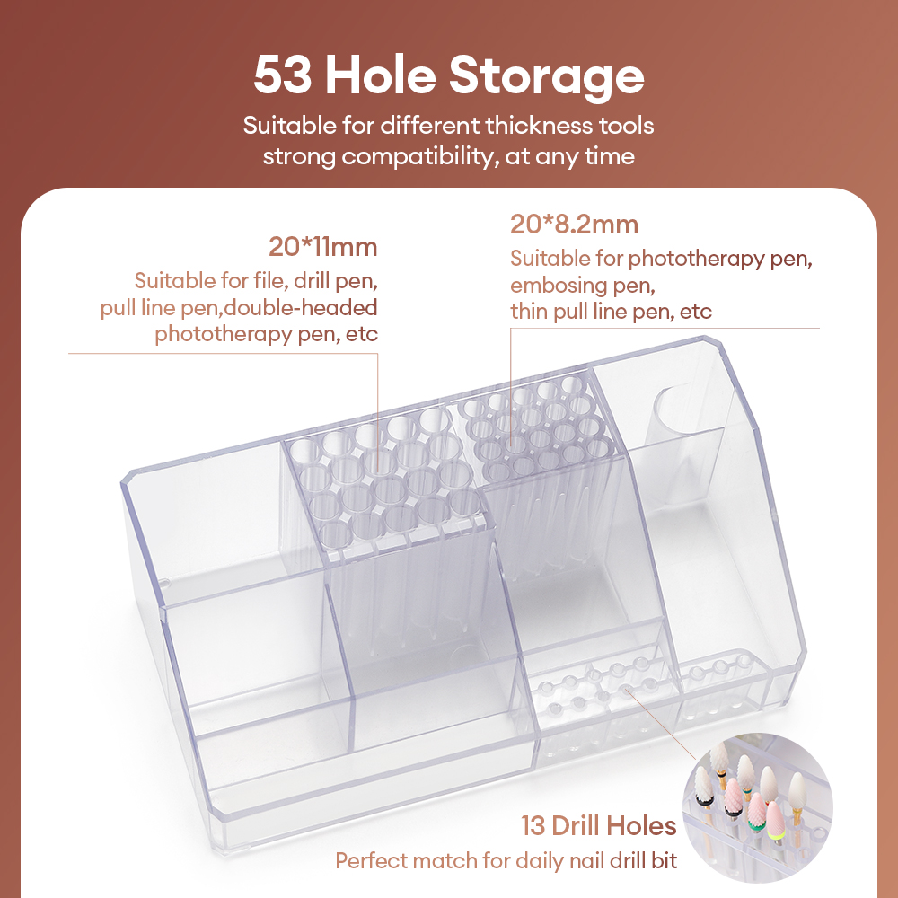 Acrylic Storage Rack Nail Art  - đánh giá và giá Women Accessories Organizer