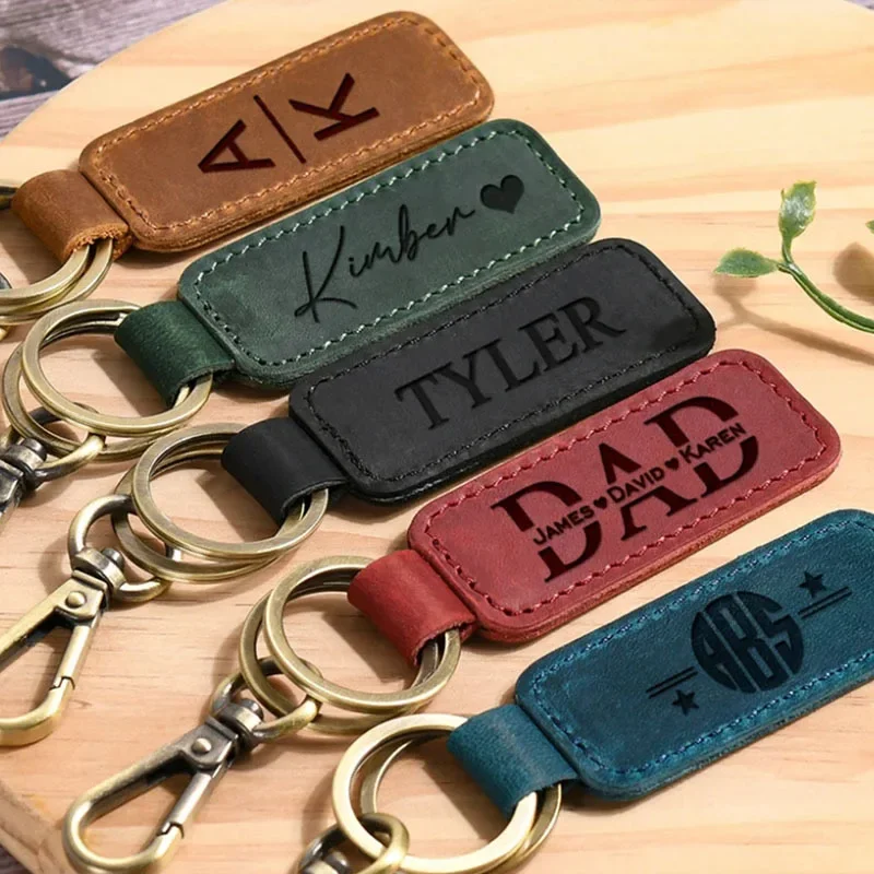 Laser Custom Logo Leather Keyc - đánh giá và giá Women Accessories Logo