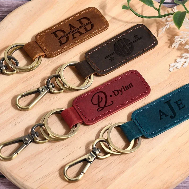 Laser Custom Logo Leather Keyc - đánh giá và giá Women Accessories Logo