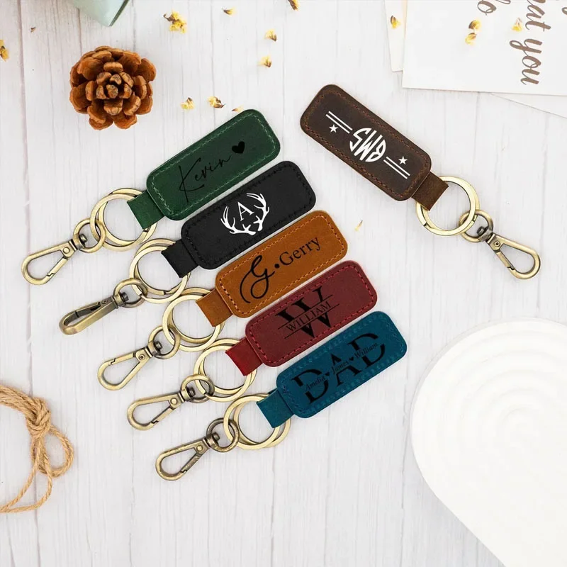 Laser Custom Logo Leather Keyc - đánh giá và giá Women Accessories Logo
