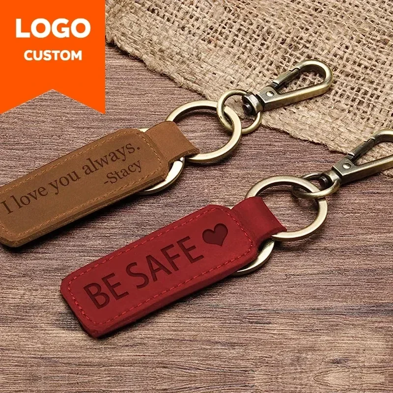 Laser Custom Logo Leather Keyc - đánh giá và giá Women Accessories Logo