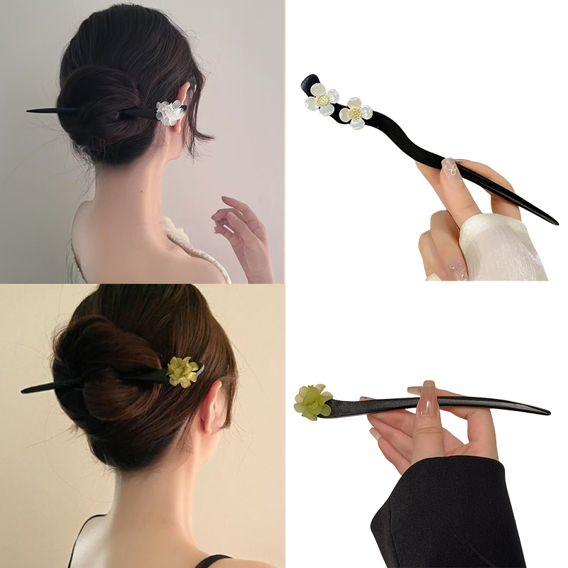Vintage Chinese Style Wooden F - đánh giá và giá Pearl Hair Pin