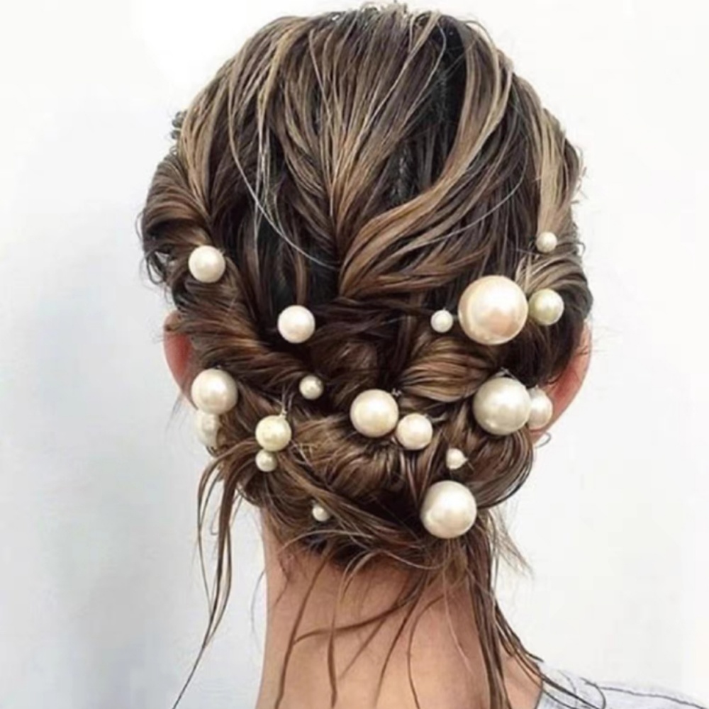 Pearl Crystal Hair Pins Comb S - đánh giá và giá Pearl Hair Pin