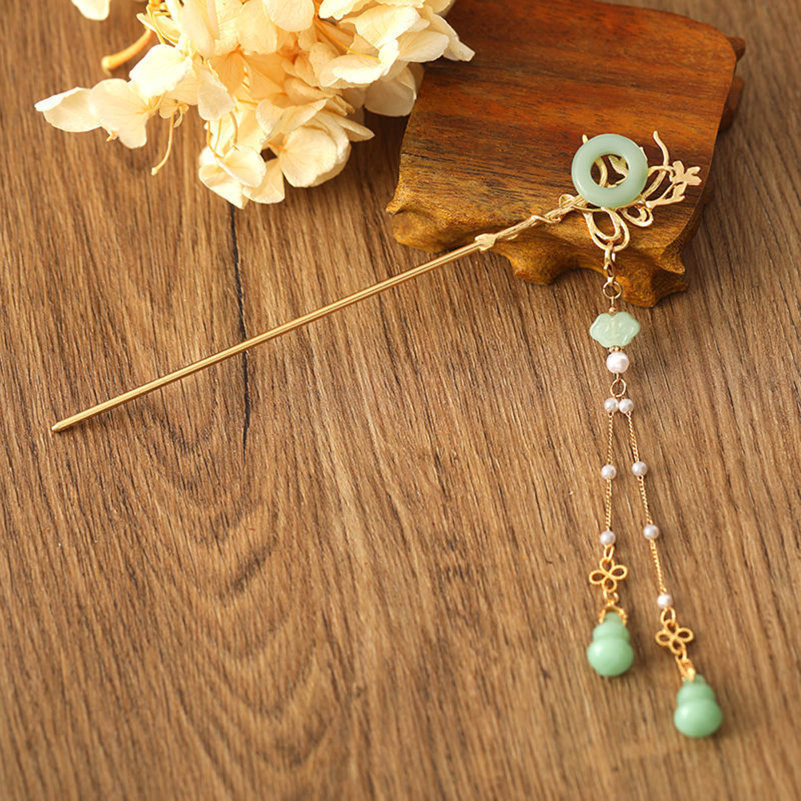 Chinese Style Glass Hairpin Fo - đánh giá và giá Pearl Hair Pin