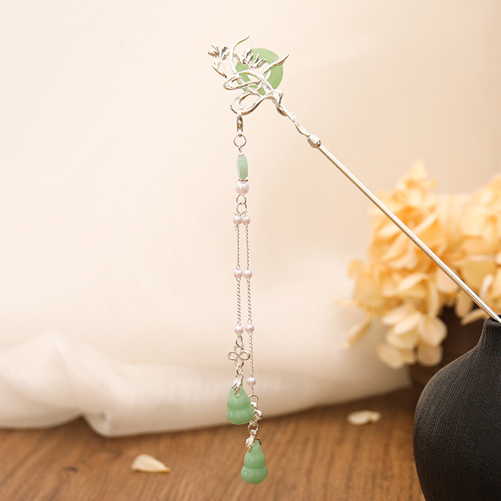 Chinese Style Glass Hairpin Fo - đánh giá và giá Pearl Hair Pin