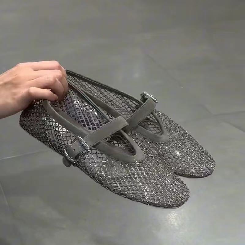 Hollow Rhinestone Baotou Sanda - đánh giá và giá Women'S Shoes And Accessories