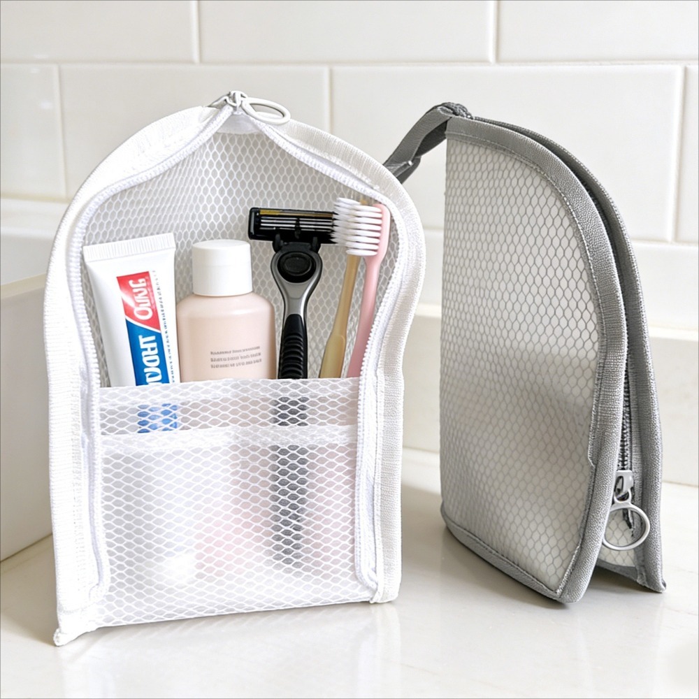 Mesh Toiletry Bag Breathable Q - đánh giá và giá Women Accessories Organizer