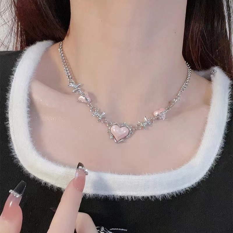 Vintage Y2k Pink Pin Bead Chok - đánh giá và giá Women'S Emo Accessories