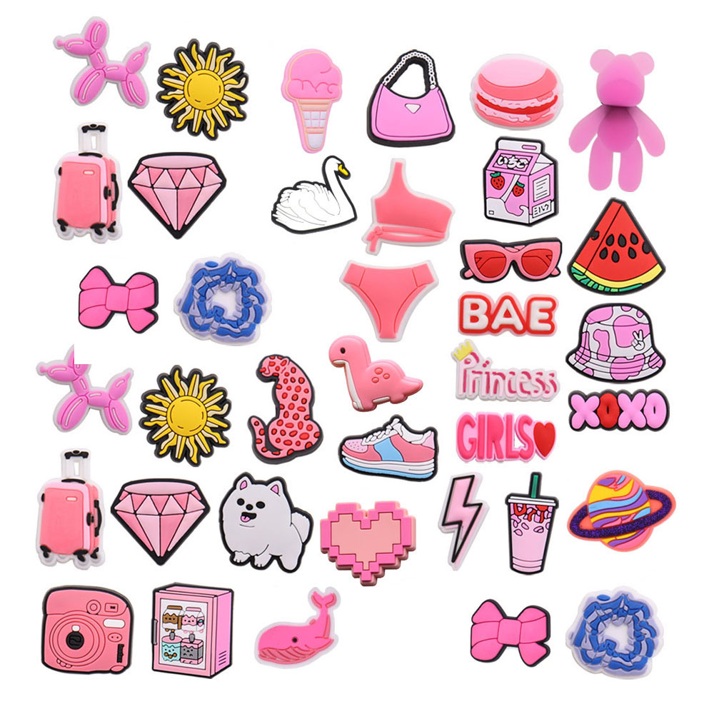 Pink Hat Bag Shoe Charms for C - đánh giá và giá Women'S Accessories Crocs